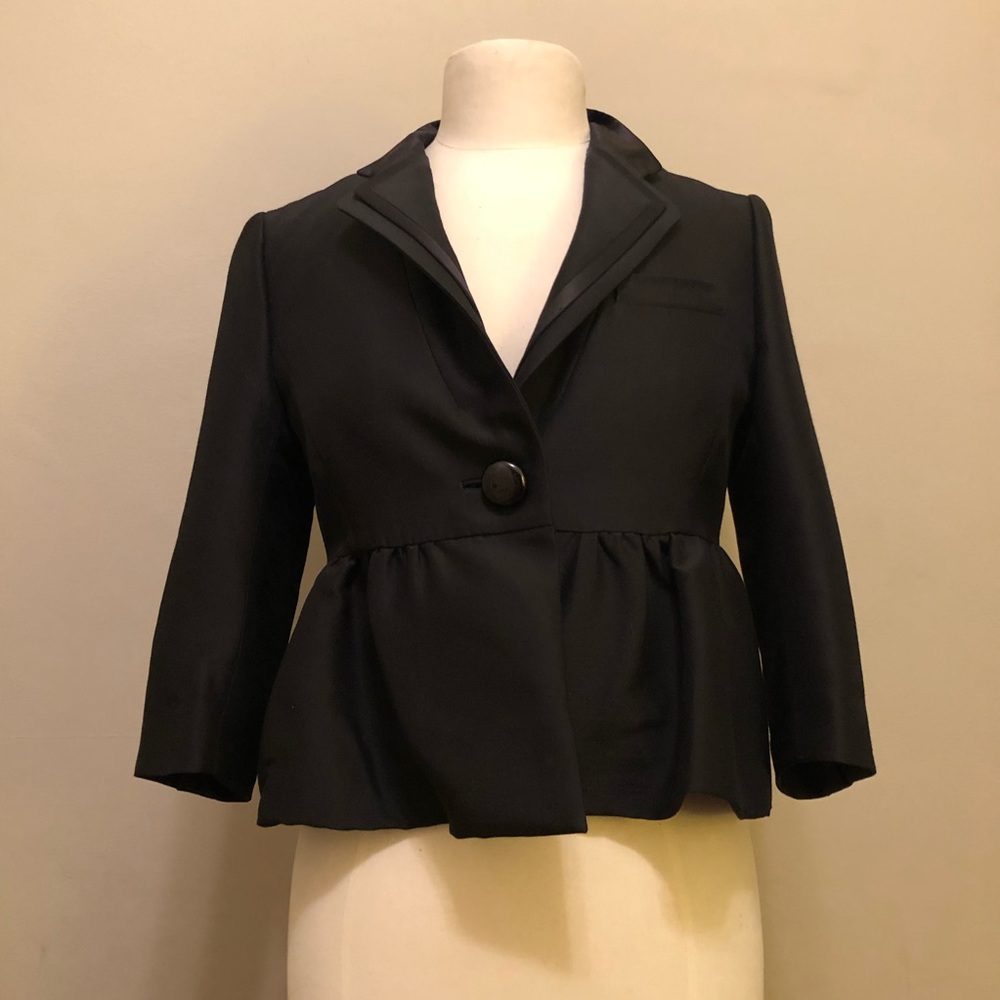 Hanii Y black cropped jacket